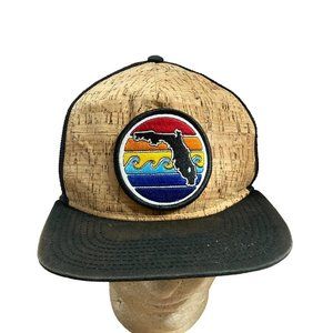 Otto Florida Sunset Beach‎ Wave Patch Snap Back Trucker Baseball Cap OSFM
